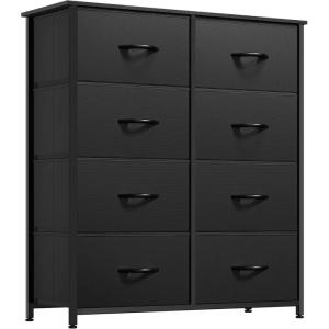 imageYITAHOME Dresser with 8 Drawers  Fabric Tower for Bedroom Dresser ampamp Chest of Drawers Fabric Storage Tower Organizer Unit for Bedroom Hallway ClosetsBlacknew 2025