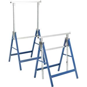 imageYITAHOME Saw Horses 2 Pack Folding Saw Horse 2x4 Brackets 6 Speed Adjustable Legs Metal Folding Sawhorse for Woodworking Carpenters Contractors2x4 SawhorseOriginal