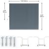 imageYITAHOME 10 x 8 Patio Retractable Awning Manual Retractable Outdoor Awning Sun Shade Shelter wManual Crank Handle for Deck Backyard Balcony Garden