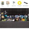 imageYITAHOME 100 Gallon Large Deck Box Outdoor Resin Storage Boxes for Patio Furniture Outdoor Cushions Garden Tools Water Resistant and LockableDark Brown