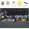 imageYITAHOME 100 Gallon Large Deck Box Outdoor Resin Storage Boxes for Patio Furniture Outdoor Cushions Garden Tools Water Resistant and LockableDark Gray