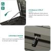 imageYITAHOME 100 Gallon Outdoor Storage Box Large Water Resistant Resin Deck Box Indoor Outdoor Lockable Storage Container for Patio Garden Cushions Tools Equipment TaupeTaupe