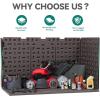 imageYITAHOME 100 Gallon Outdoor Storage Box Large Water Resistant Resin Deck Box Indoor Outdoor Lockable Storage Container for Patio Garden Cushions Tools Equipment TaupeBrown