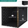 imageYITAHOME 100 Gallon Outdoor Storage Box Large Water Resistant Resin Deck Box Indoor Outdoor Lockable Storage Container for Patio Garden Cushions Tools Equipment TaupeBlack