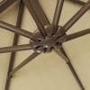 imageYITAHOME 10FT Patio Umbrella Push Button Tilt and Crank Adjustment Market Table Umbrella 8 Sturdy Ribs Aluminum Outdoor Umbrella UV Resistant for Garden Deck Beach Khaki Not Base IncludedBeige