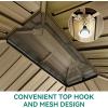 imageYITAHOME 10x12ft Gazebo Double Roof Hardtop with Nettings and Curtains Heavy Duty Galvanized Steel Outdoor Vertical Stripes Roof for Patio Backyard Deck Lawns BrownBronze