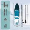 imageYITAHOME 11 FT Inflatable Stand Up Paddle Board for All Skill Levels PVC SUP Paddleboard with Complete Accessories Wide and NonSlip Comfort Deck for Youth ampamp Adults