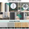 imageYITAHOME 118X 63 Retractable Side Awning Folding Privacy Screen Privacy Fence Waterproof UVResistant Privacy Awning Outdoor for Garden Deck Patio Pools Balcony Gray