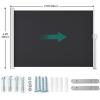 imageYITAHOME 118X 78 Retractable Side Awning Folding Privacy Screen Fence Waterproof UVResistant Privacy Awning Outdoor for Garden Deck Patio Pools Balcony Black