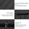 imageYITAHOME 120 Gallon Outdoor Storage Deck Box Large Resin Patio Storage for Outdoor Pillows Garden Tools and PoolSupplies Waterproof Lockable BlackBlack