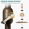 imageYITAHOME 13ft Patio Umbrella Outdoor Extra Large DoubleSided Market Table Umbrella for Pool Patio Furniture Patio Shade Claretred Not Base IncludedBeige