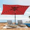 imageYITAHOME 13ft Patio Umbrella Outdoor Extra Large DoubleSided Market Table Umbrella for Pool Patio Furniture Patio Shade Claretred Not Base IncludedClaretred