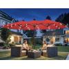 imageYITAHOME 13ft Patio Umbrella Outdoor Extra Large DoubleSided Market Table Umbrella for Pool Patio Furniture Patio Shade Claretred Not Base IncludedClaretred