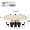 imageYITAHOME 13ft Patio Umbrella Outdoor Extra Large DoubleSided Market Table Umbrella for Pool Patio Furniture Patio Shade Claretred Not Base IncludedKhaki
