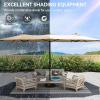 imageYITAHOME 13ft Patio Umbrella Outdoor Extra Large DoubleSided Market Table Umbrella for Pool Patio Furniture Patio Shade Claretred Not Base IncludedKhaki