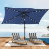 imageYITAHOME 13ft Patio Umbrella Outdoor Extra Large DoubleSided Market Table Umbrella for Pool Patio Furniture Patio Shade Claretred Not Base IncludedNavy Blue