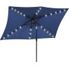 imageYITAHOME 13ft Patio Umbrella Outdoor Extra Large DoubleSided Market Table Umbrella for Pool Patio Furniture Patio Shade Claretred Not Base IncludedNavy Blue