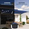 imageYITAHOME 13ft Patio Umbrella Outdoor Extra Large DoubleSided Market Table Umbrella for Pool Patio Furniture Patio Shade Claretred Not Base IncludedNavy Blue