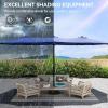 imageYITAHOME 13ft Patio Umbrella Outdoor Extra Large DoubleSided Market Table Umbrella for Pool Patio Furniture Patio Shade Navy Blue
