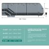 imageYITAHOME 1840FT RV Cover Travel Trailer Cover Super Thick Waterproof Windproof AntiUV RipStop Camper Cover Motorhome Covers with Tongue Jack Cover4 Tire Covers2 Long StrapsBlack Grey