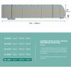 imageYITAHOME 1840FT RV Cover Travel Trailer Cover Super Thick Waterproof Windproof AntiUV RipStop Camper Cover Motorhome Covers with Tongue Jack Cover4 Tire Covers2 Long StrapsOrange Gray