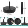 imageYITAHOME 20 50LB Capacity Patio Umbrella Base Heavy Duty Market Table Umbrella Stand Water or Stand Easy Filled Outdoor Round Base Refillable HighDensity HDPE for Lawn Deck or Pool Black