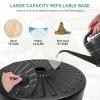 imageYITAHOME 20 50LB Capacity Patio Umbrella Base Heavy Duty Market Table Umbrella Stand Water or Stand Easy Filled Outdoor Round Base Refillable HighDensity HDPE for Lawn Deck or Pool Black