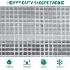 imageYITAHOME 20x10x65ft Greenhouse Large Heavy DutyOutdoor Greenhouses Walk in Tunnel Green House Portable Plant Gardening Upgraded Galvanized Steel Frame Ropes Zipper Doors 7 Crossbars Garden White