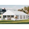 imageYITAHOME 20x20 ft Party Tent Heavy Duty Wedding Event Shelters Outdoor Upgraded Galvanized Canopy with Large White Roof Removable PVC Sidewalls ampamp 3 Storage BagsRipple