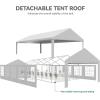 imageYITAHOME 20x20 ft Party Tent Heavy Duty Wedding Event Shelters Outdoor Upgraded Galvanized Canopy with Large White Roof Removable PVC Sidewalls ampamp 3 Storage BagsRipple