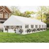 imageYITAHOME 20x20 ft Party Tent Heavy Duty Wedding Event Shelters Outdoor Upgraded Galvanized Canopy with Large White Roof Removable PVC Sidewalls ampamp 3 Storage BagsRipple