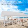 imageYITAHOME 20x20 ft Party Tent Heavy Duty Wedding Event Shelters Outdoor Upgraded Galvanized Canopy with Large White Roof Removable PVC Sidewalls ampamp 3 Storage BagsRipple