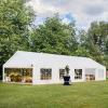 imageYITAHOME 20x20 ft Party Tent Heavy Duty Wedding Event Shelters Outdoor Upgraded Galvanized Canopy with Large White Roof Removable PVC Sidewalls ampamp 3 Storage BagsStraight