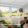 imageYITAHOME 20x20 ft Party Tent Heavy Duty Wedding Event Shelters Outdoor Upgraded Galvanized Canopy with Large White Roof Removable PVC Sidewalls ampamp 3 Storage BagsStraight
