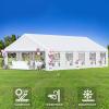 imageYITAHOME 20x20 ft Party Tent Heavy Duty Wedding Event Shelters Outdoor Upgraded Galvanized Canopy with Large White Roof Removable PVC Sidewalls ampamp 3 Storage BagsStraight