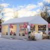 imageYITAHOME 20x20 ft Party Tent Heavy Duty Wedding Event Shelters Outdoor Upgraded Galvanized Canopy with Large White Roof Removable PVC Sidewalls ampamp 3 Storage BagsRipple