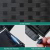 imageYITAHOME 230 Gal Outdoor Storage Box XXL AllWeather Wicker Deck Box for Patio Furniture Cushions Pool Accessories and Garden Tools  GreyBlack