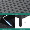 imageYITAHOME 230 Gallon Deck Box XXL Wicker Outdoor Storage Box AllWeather Storage Organizer for Patio Furniture Outdoor Cushions Pool Storage and Garden Tools GreyBlack