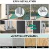 imageYITAHOME 236X 63 Double Side Awning Retractable Side Awning Privacy Screen Fence Waterproof UVResistant Privacy Awning Outdoor for Garden GrayGray