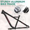 imageYITAHOME 26 Inch Mountain Bike for Men Women 21Speed Adult Bicycle Double Disc Brake Front Suspension Fork Aluminum Frame MTB for AdultsBlack
