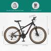 imageYITAHOME 26 Inch Mountain Bike for Men Women 21Speed Adult Bicycle Double Disc Brake Front Suspension Fork Aluminum Frame MTB for AdultsBlack