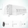 imageYITAHOME 26x10x7ft Greenhouse Extra Large Heavy Duty Large 2 Swing Doors Walkin Greenhouses Tunnel Green Houses Outdoor 14 Windows Gardening Upgraded Galvanized Steel Garden WhiteWhite