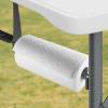 imageYITAHOME 2in1 Metal Folding Table for Grill 6Ft Design for Camping Heavy Duty Folding Grill Table for Outside Cooking BBQ and Picnics White