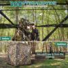 imageYITAHOME 360 See Through Ground Blind for Deer Hunting 23 ampamp 34 Person Popup With TriLeg Chair Silent Magnetic Zipper Door and Carrying Bag