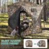 imageYITAHOME 360 See Through Ground Blind for Deer Hunting 23 ampamp 34 Person Popup With TriLeg Chair Silent Magnetic Zipper Door and Carrying Bag