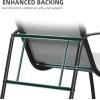 imageYITAHOME 4 Pieces Patio Furniture Set Outdoor Textilene Conversation Sets Rocking Bistro Chairs Loveseat and Glass Table for Living Room Lawn Garden Balcony Poolside Backyard GreyGrey