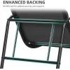 imageYITAHOME 4 Pieces Patio Furniture Set Outdoor Textilene Conversation Sets Rocking Bistro Chairs Loveseat and Glass Table for Living Room Lawn Garden Balcony Poolside Backyard GreyBlack