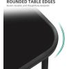 imageYITAHOME 4 Pieces Patio Furniture Set Outdoor Textilene Conversation Sets Rocking Bistro Chairs Loveseat and Glass Table for Living Room Lawn Garden Balcony Poolside Backyard GreyGrey