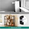 imageYITAHOME 4 Tier Bookshelf Free Standing Cube Bookcases and Bookshelves Industrial Furniture Wide Display Cabinet Open Storage Book Shelf for Living Room Bedroom Home Office Rustic Brown