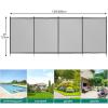 imageYITAHOME 4 x 72FT Pool Fence for Above Ground Pools Mesh Pool Safety Fence Outdoor Swimming Backyard Garden Pool Fencing Black4 x 12FT